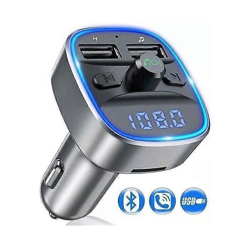 Wireless FM Transmitter Cigarette Lighter Adapter X8 Bluetooth 42 MP3 Usb Port