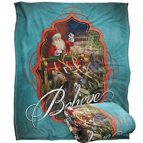 The Polar Express Believe Santa Clause Blanket