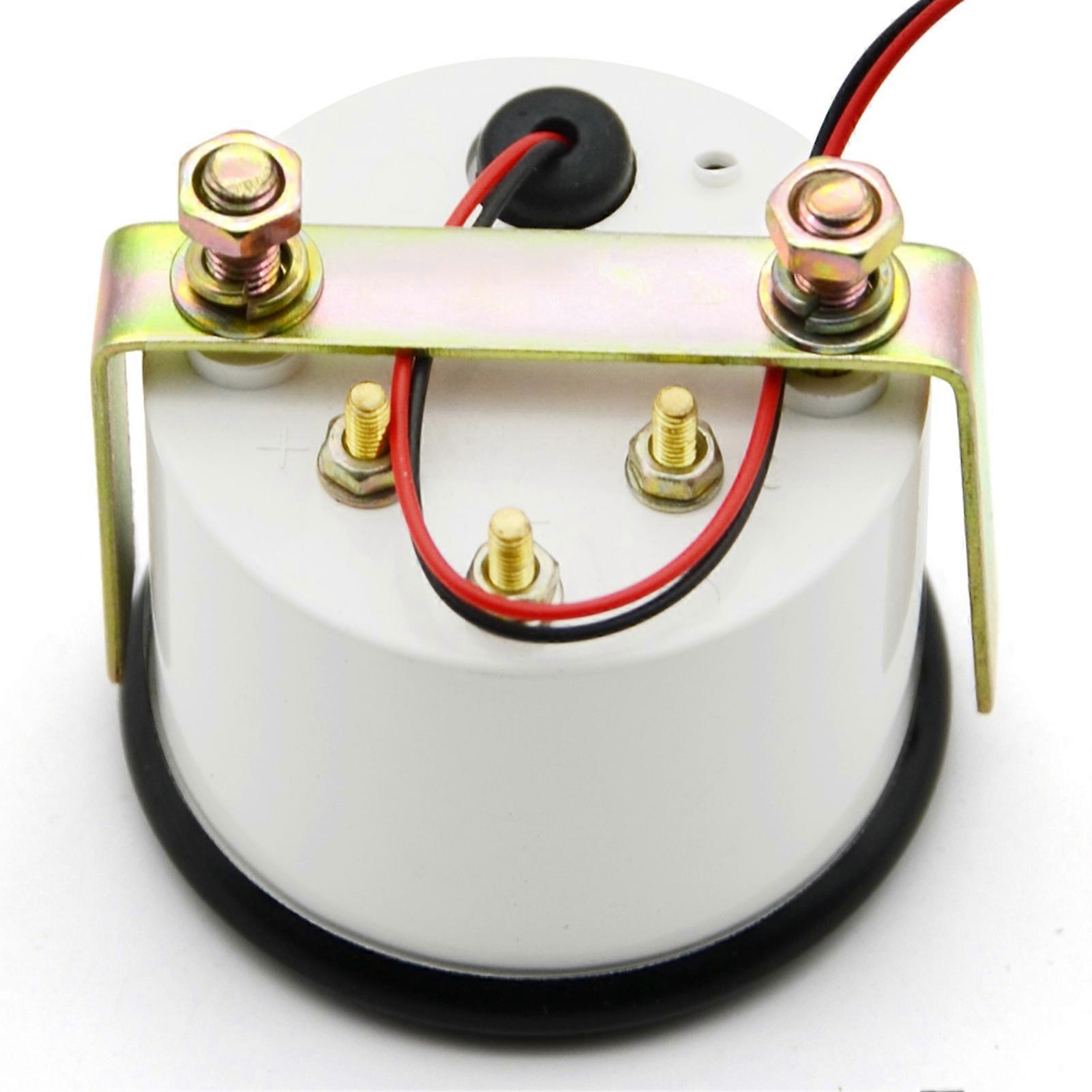 Jauge de niveau de carburant 2'' 52 mm, indicateur de niveau de carburant 12 V avec rétroéclairage LED, jauges automobiles