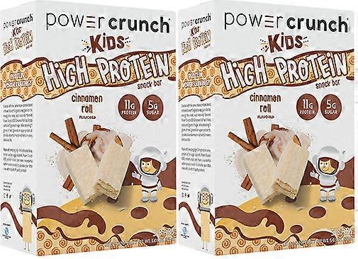Power Crunch Kids Protein Snack Bar Cinnamon Roll 2 Pack