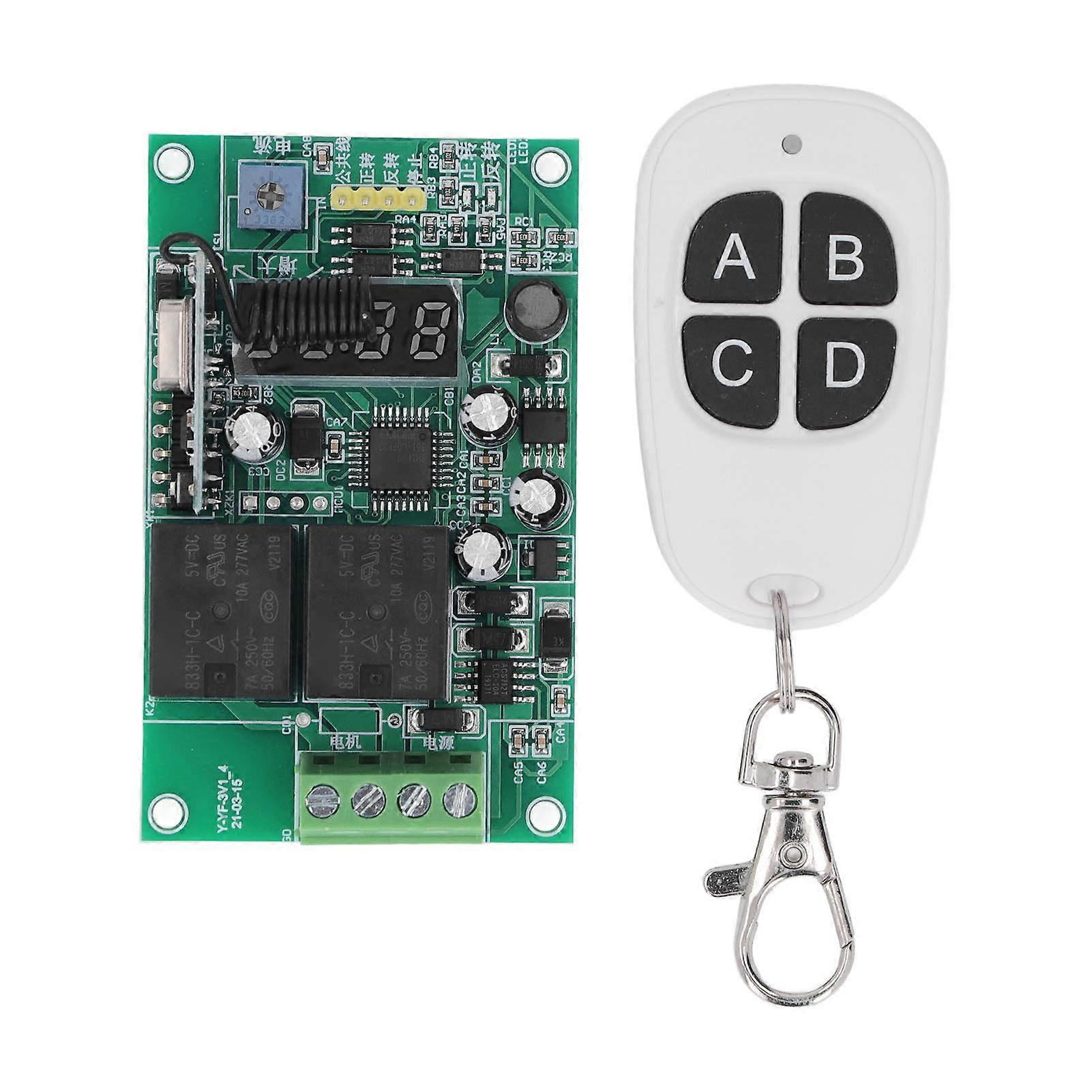 DC Motor Wireless Remote Module Set Clockwise Counterclockwise Rotation Motor Control Board 75mAh