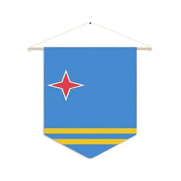 Flag - Aruba - 30 x 45 cm - Polyester - Double-sided print - Accessories included