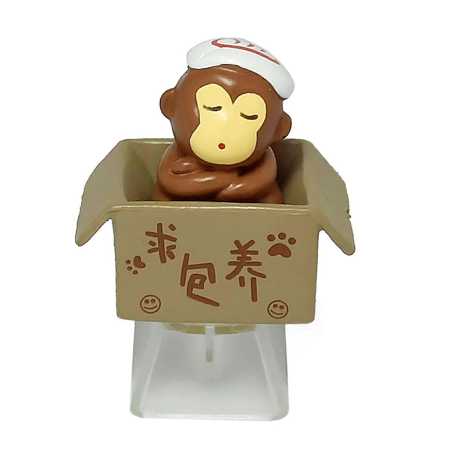 Mechanical Keyboard Custom Keycap Personality Cartoon Axis Gaming Accessories Artisan Keycap Anime Keys Caps Cute Monkey