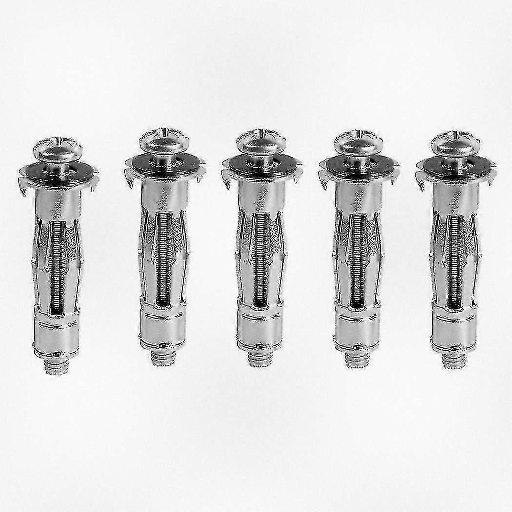 M5 X 37mm Heavy Duty Metal Wall Fixings Solution Anchors Plugs (5x) Suitable for Various Applications