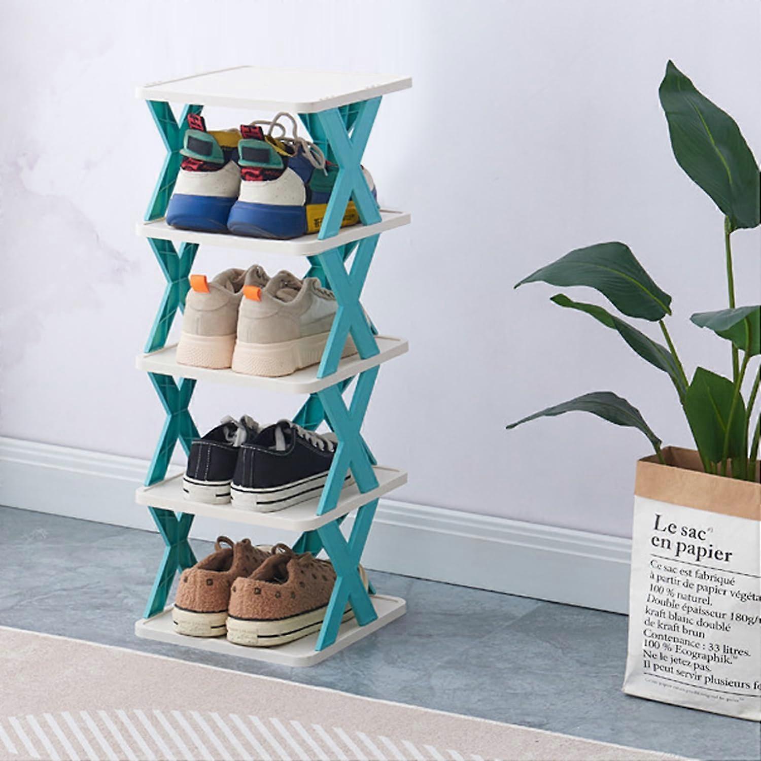 Elegant Corner Organizer, Durable Structure Shoe Storage With Easy Assembly For Small Spaces