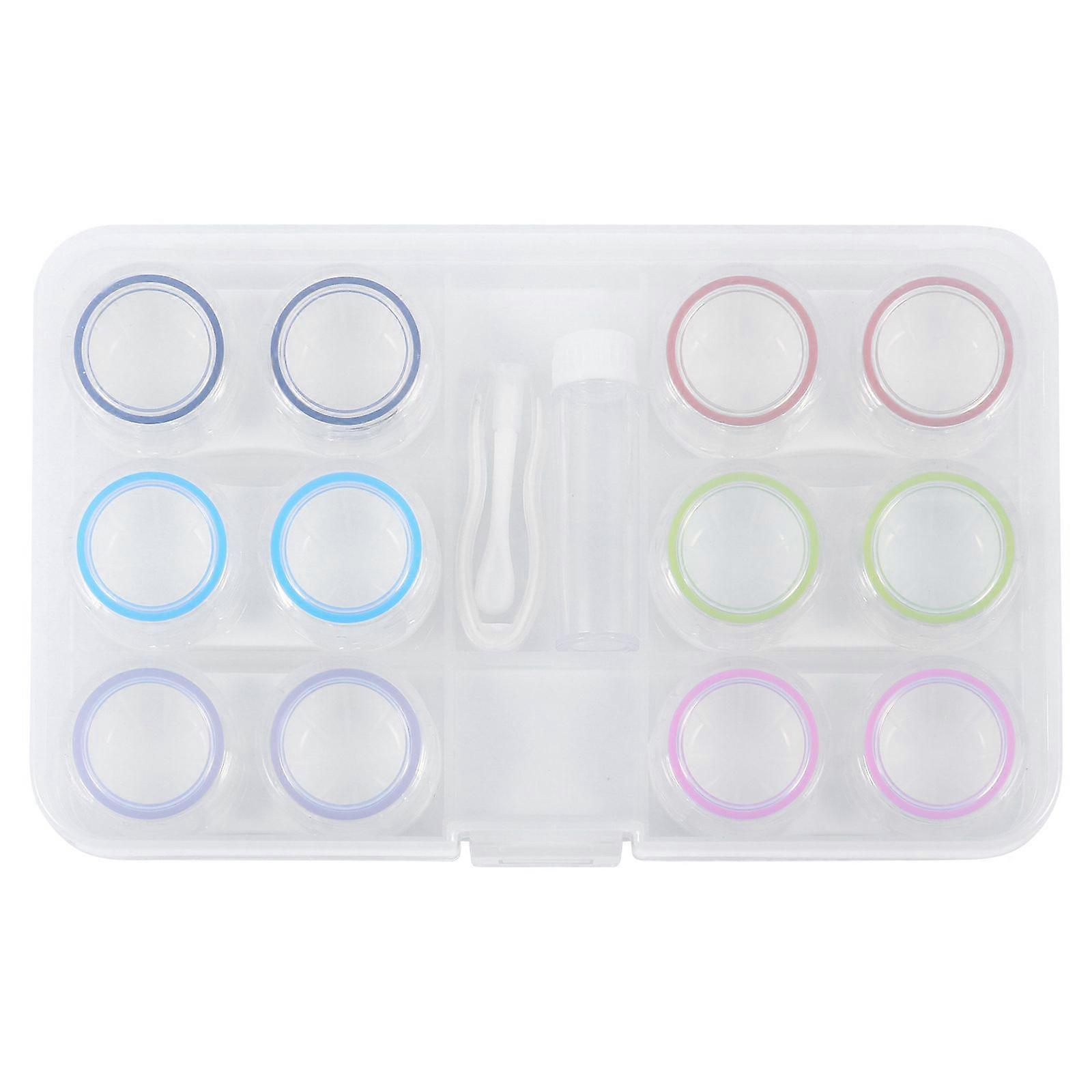 1 Set Lens Cases Portable Lens Storage Box Lens Holder