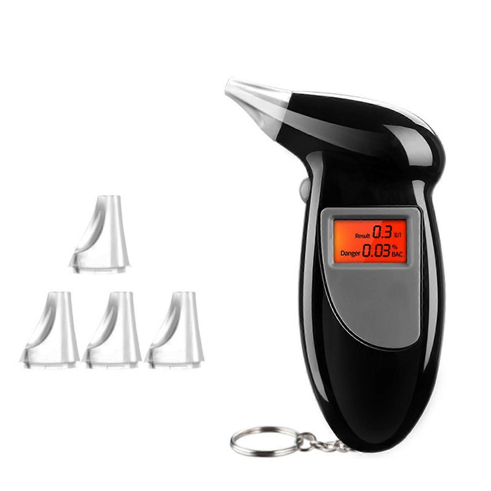 Convenient Alcohol Breath Tester Highly Sensitive Sensor Blowing Tester for Men Drunk Driving Detector