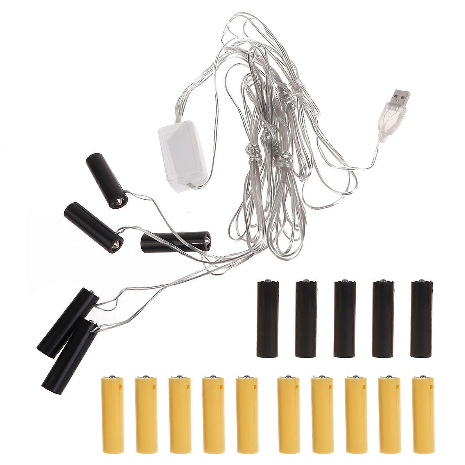 AA Battery Eliminators,Replace AA Batteries Power Supply Adapter for LED Light Table Lamps Camera Toys
