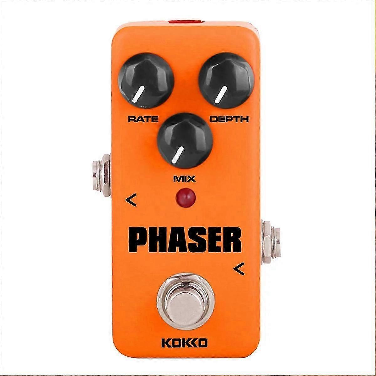 KOKKO Elgitarr Effektpedal Analog Phaser Effektpedal True Bypass Fas Mini Singel Gitarr P