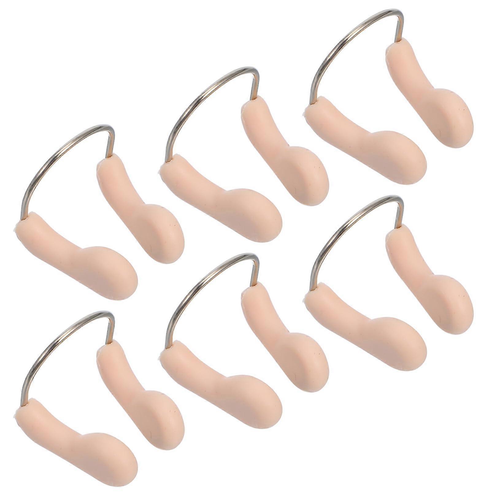 Waterproof Nose Clip Set Of 6 For Adults Reusable And Comfortable Professional Swim Protection For Pool Use