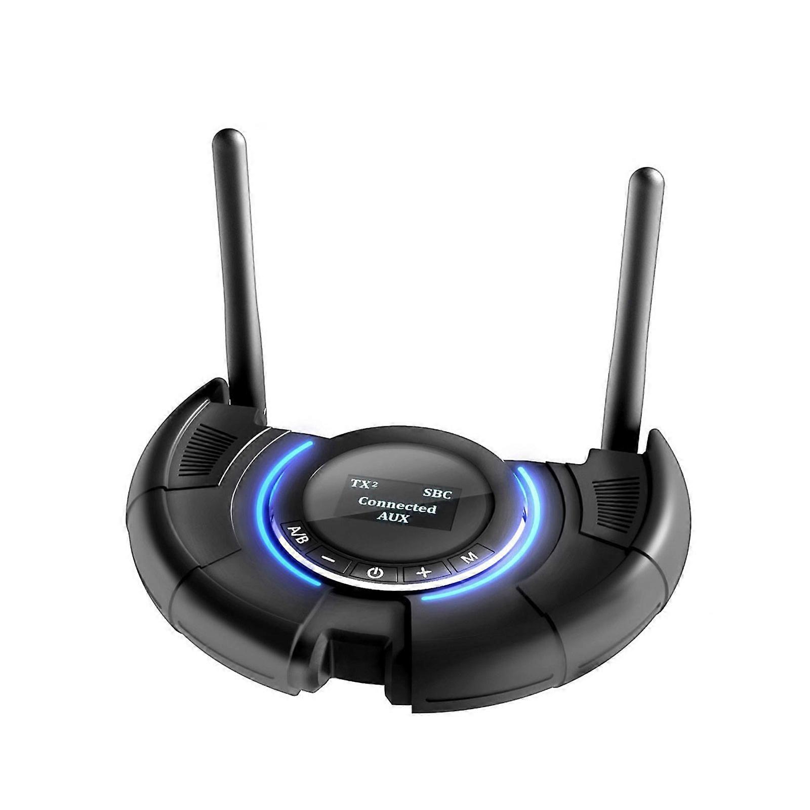 120M Long Range Bluetooth-compatible Transmitter Receiver APTX Low Latency Wireless Spdif Optical Audio Adapter For TV Multicolor