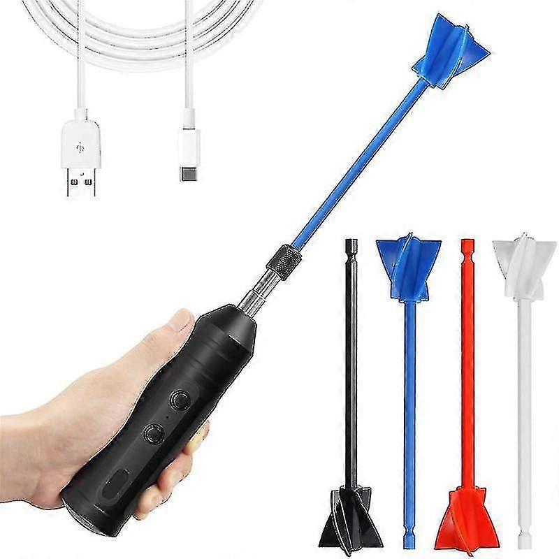 Epoxy Mixer, Handheld Resin Mixing Tools for Resin Stirring - Electric Stirrer Machine with 4pcs Pa