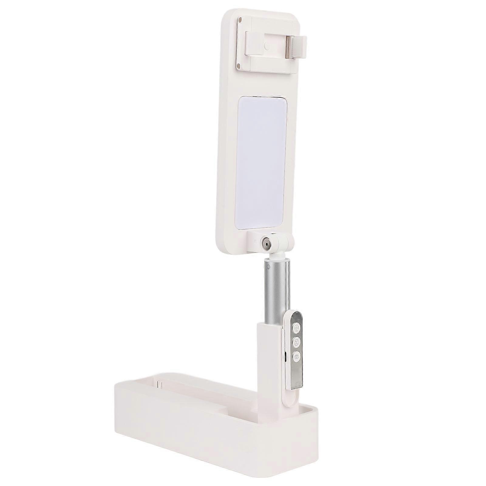 V10 Extendable Selfie Stand 360 Degree Rotation with Phone Holder Rechargeable Wireless Foldable 5 Brightness LED Light for Live Streaming Video Make