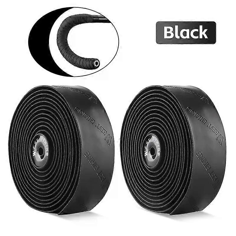 con Soft Bicycle Handlebar Tape Road Bike Anti-Slip Damping Bar Tape With Bar End Plug PU EVA Cycling Shock Wrap Straps