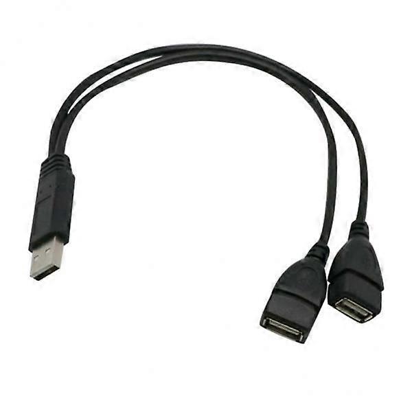 3xUSB 2.0 Y adapter han til 2 kvindelige splitter kabel adapter