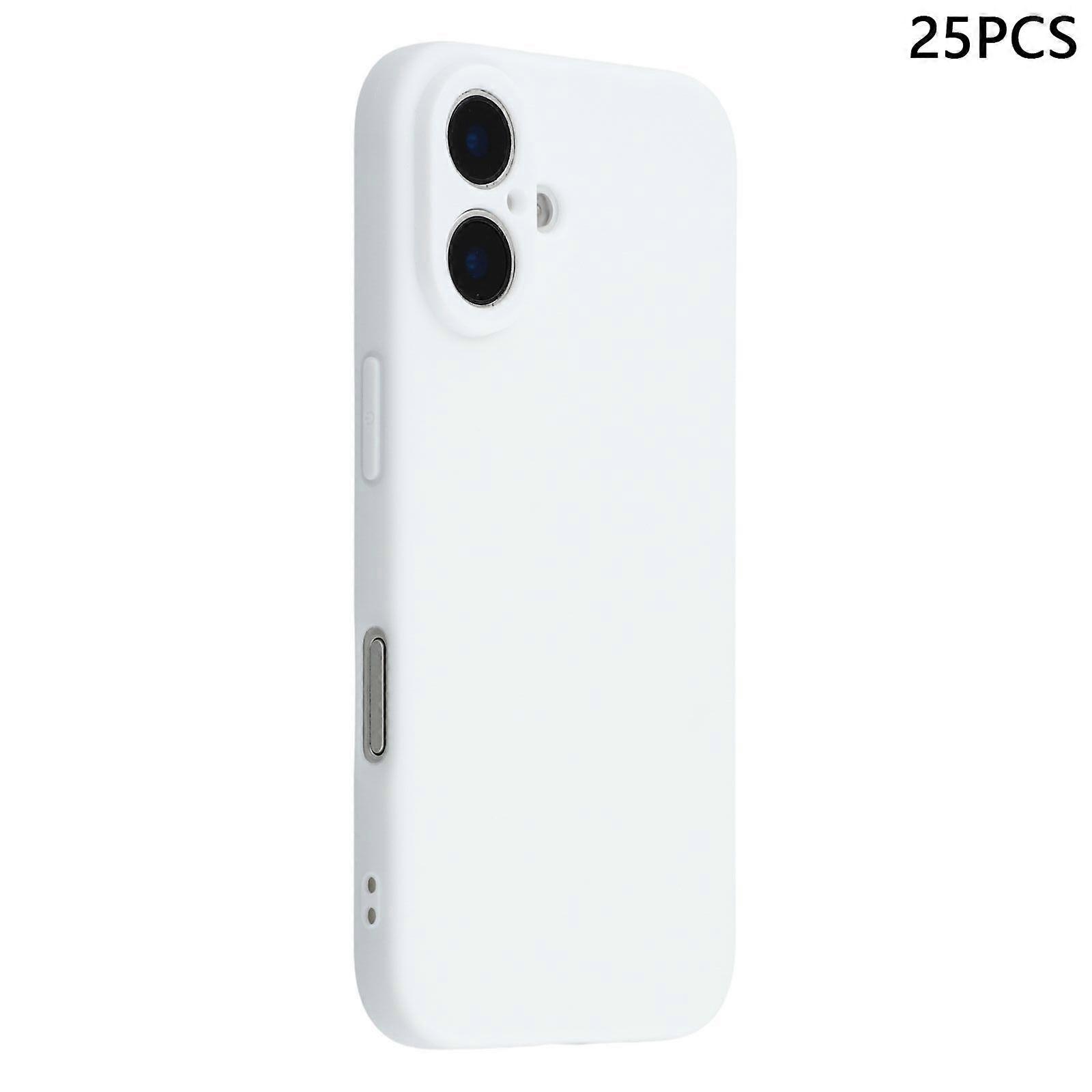 Bulk Purchasing 25Pcs For iPhone 16 Case 1.2mm TPU Matte Phone Cover
