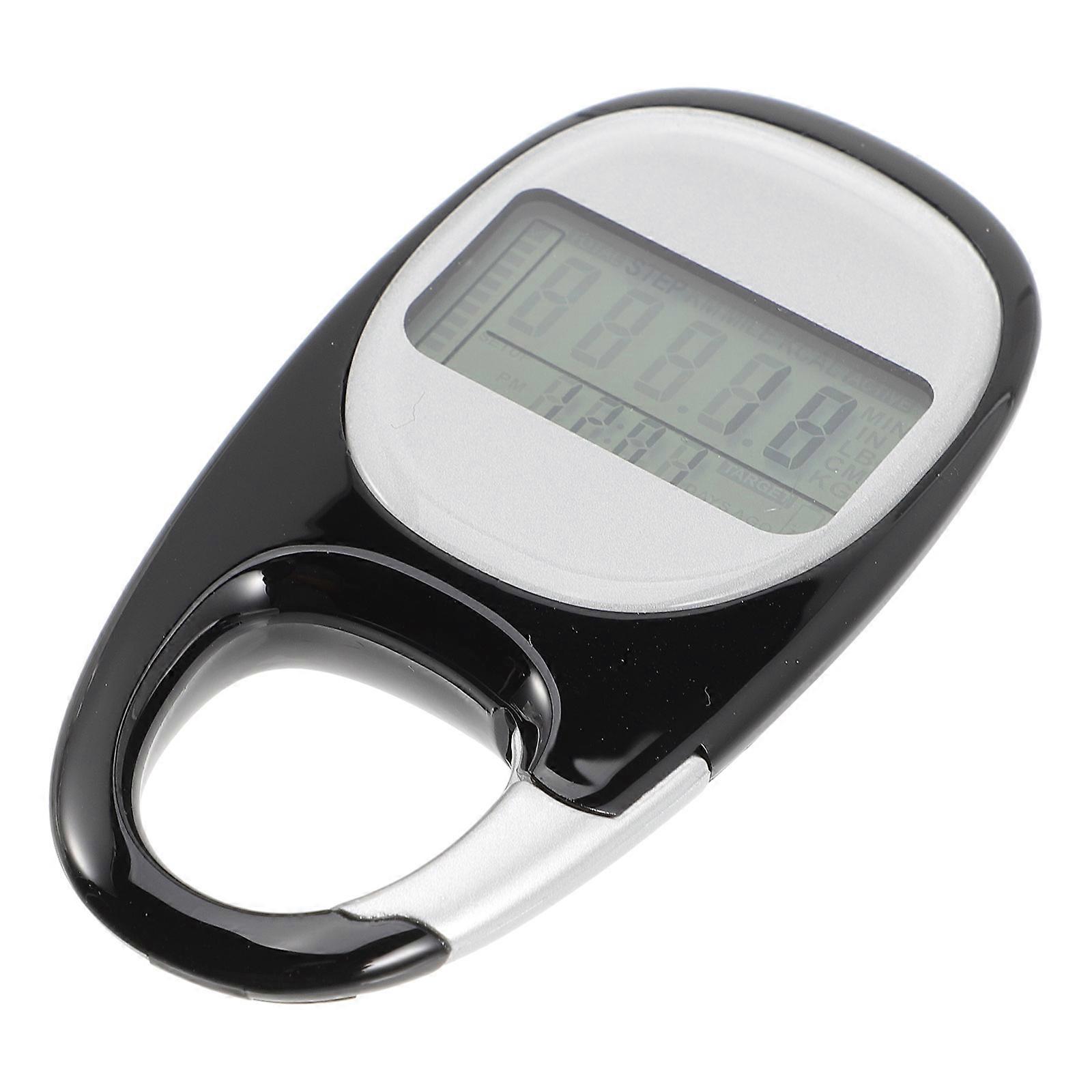 Multifunctional Pedometer with Display, Step Counter for Walking, Hiking, Fitness, Pocket & Belt Loop Design, Memory Function, Accurate Timing for