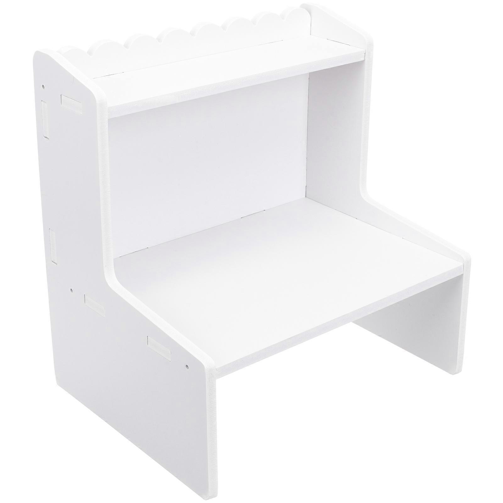 Space Saving Desktop Storage Rack Organizer for Office, Study Room, Living Room, and Bedroom – Smooth Edges, Multi Purpose Shelf for Makeup and