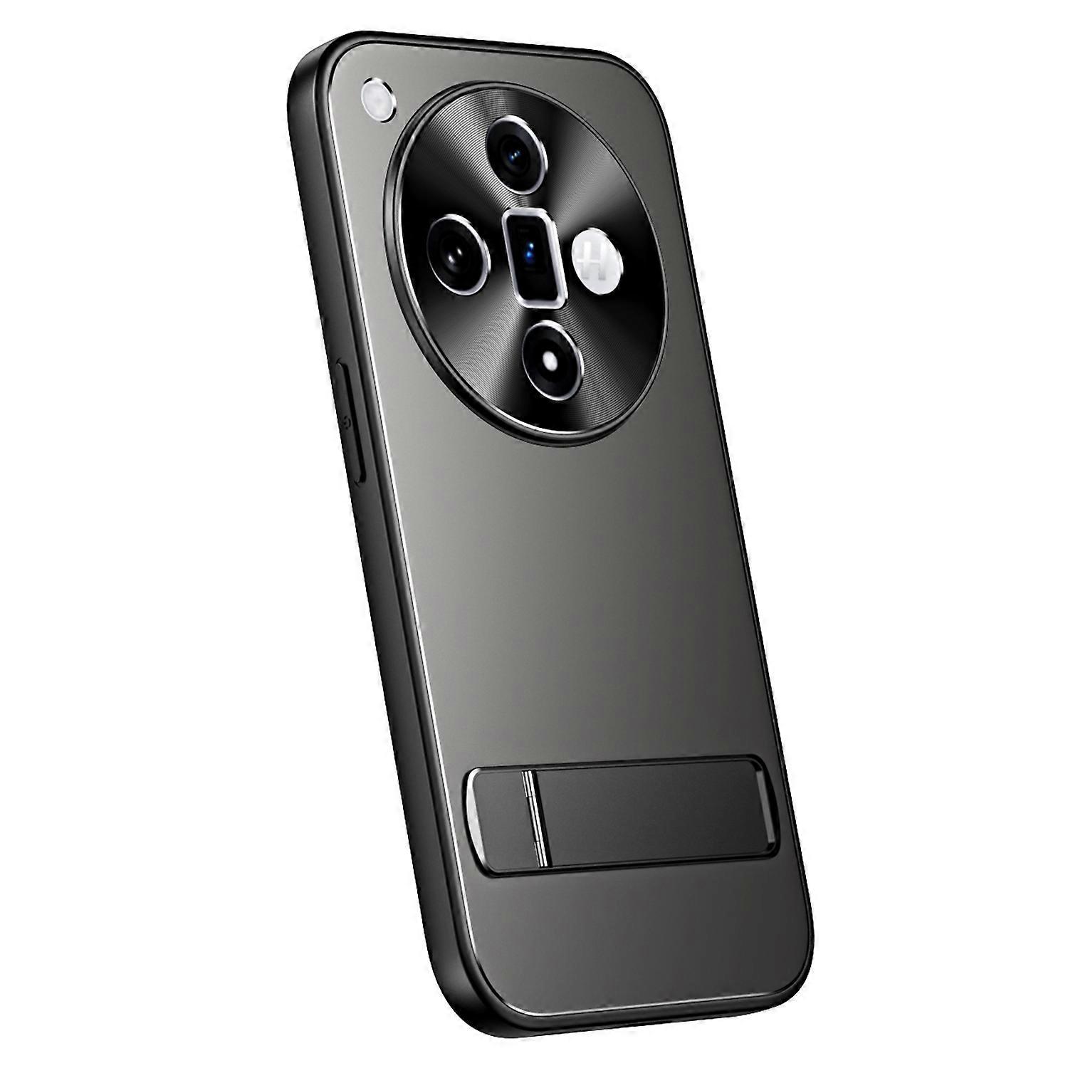 R-JUST RJ-61 Electroplating Frosted TPU + PC Phone Case with Holder