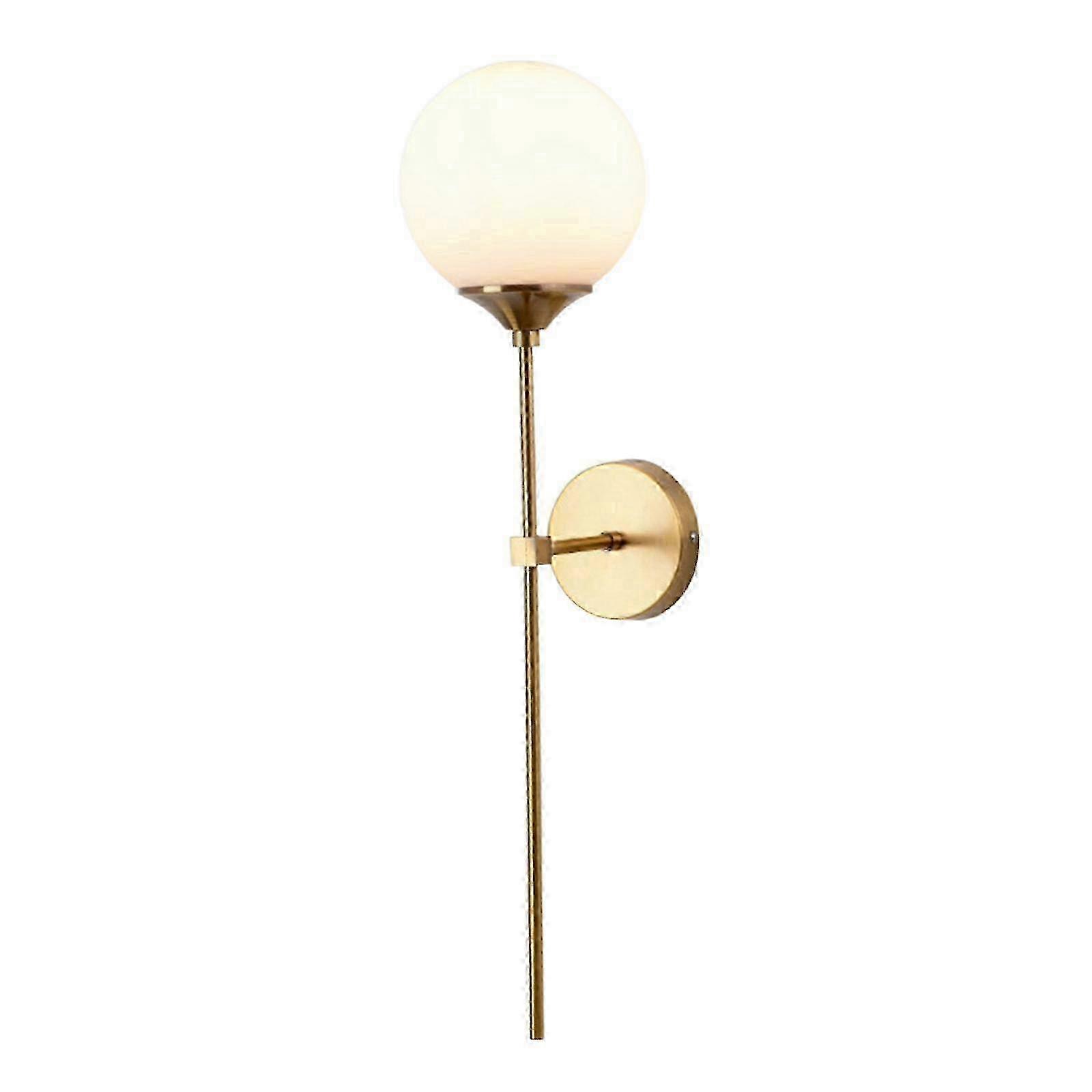 2025 Applique murale globe en verre laiton sans ampoule incluse, luminaire mural moderne
