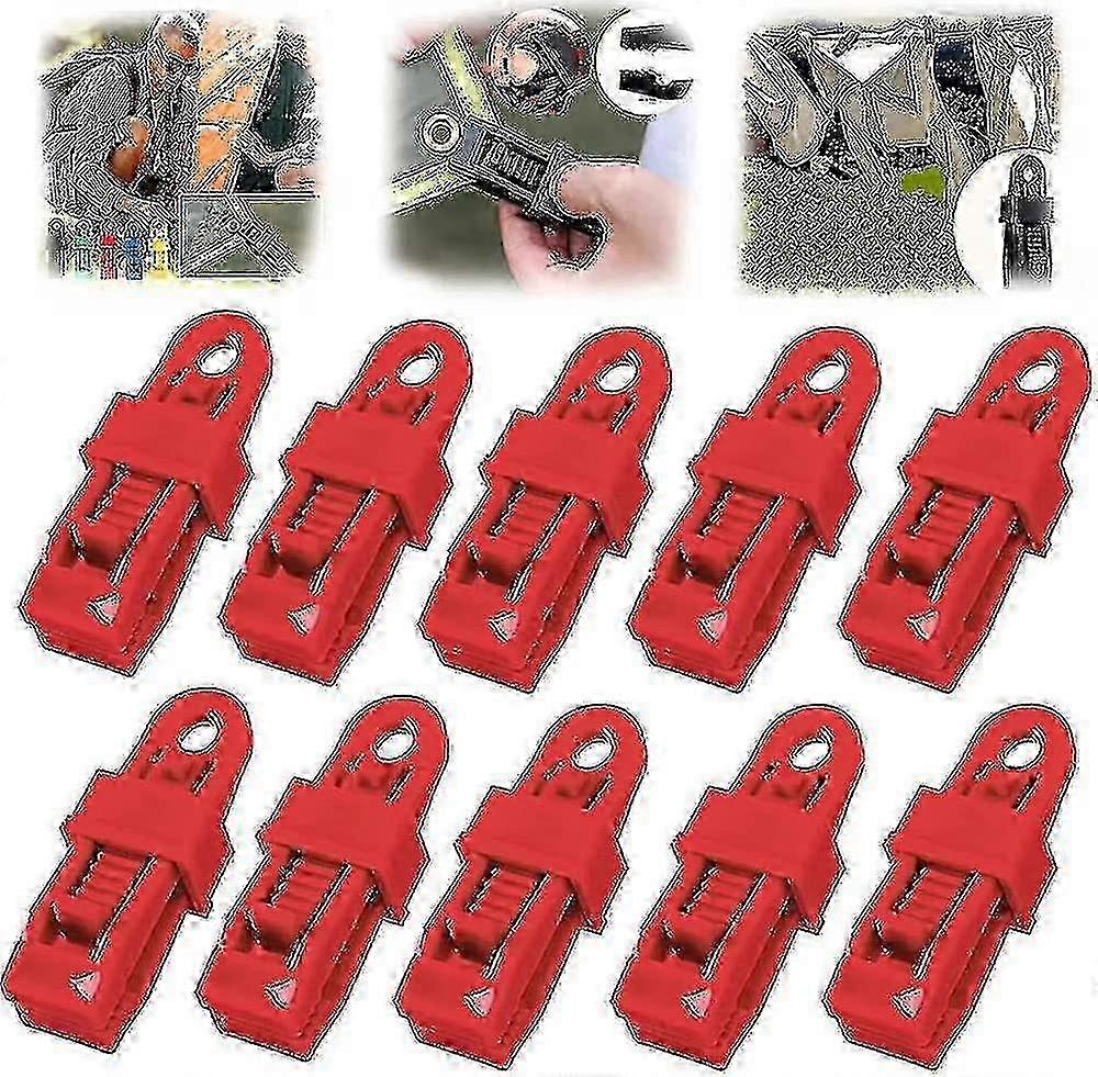 Heavy Duty Tarp Clips 20PCS Windproof Tarpaulin Clamps with Barbs for Secure Hold