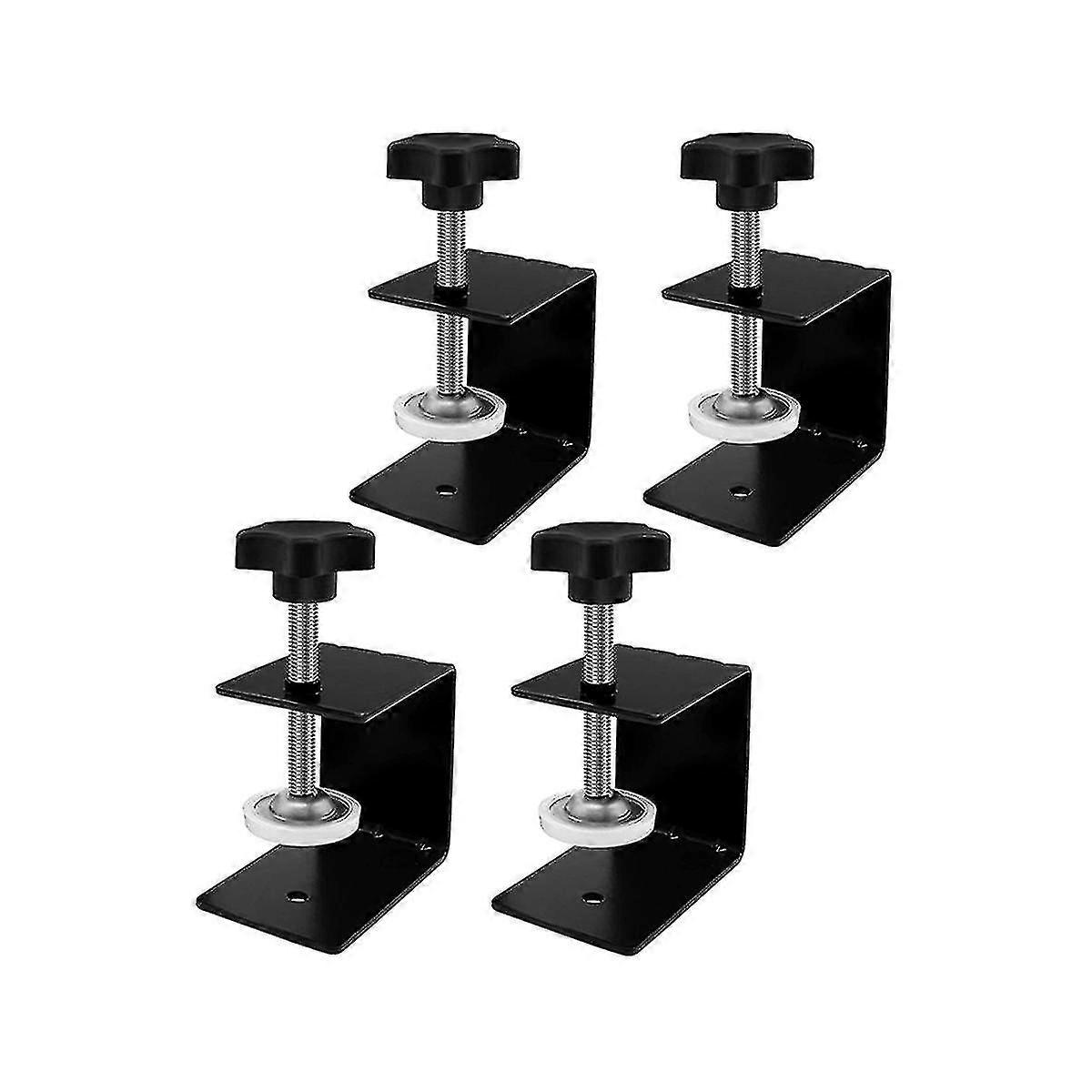 Drawer Front Panel Clamp Jig 3mm Thicker Drill Hole Guide U Clamp Black