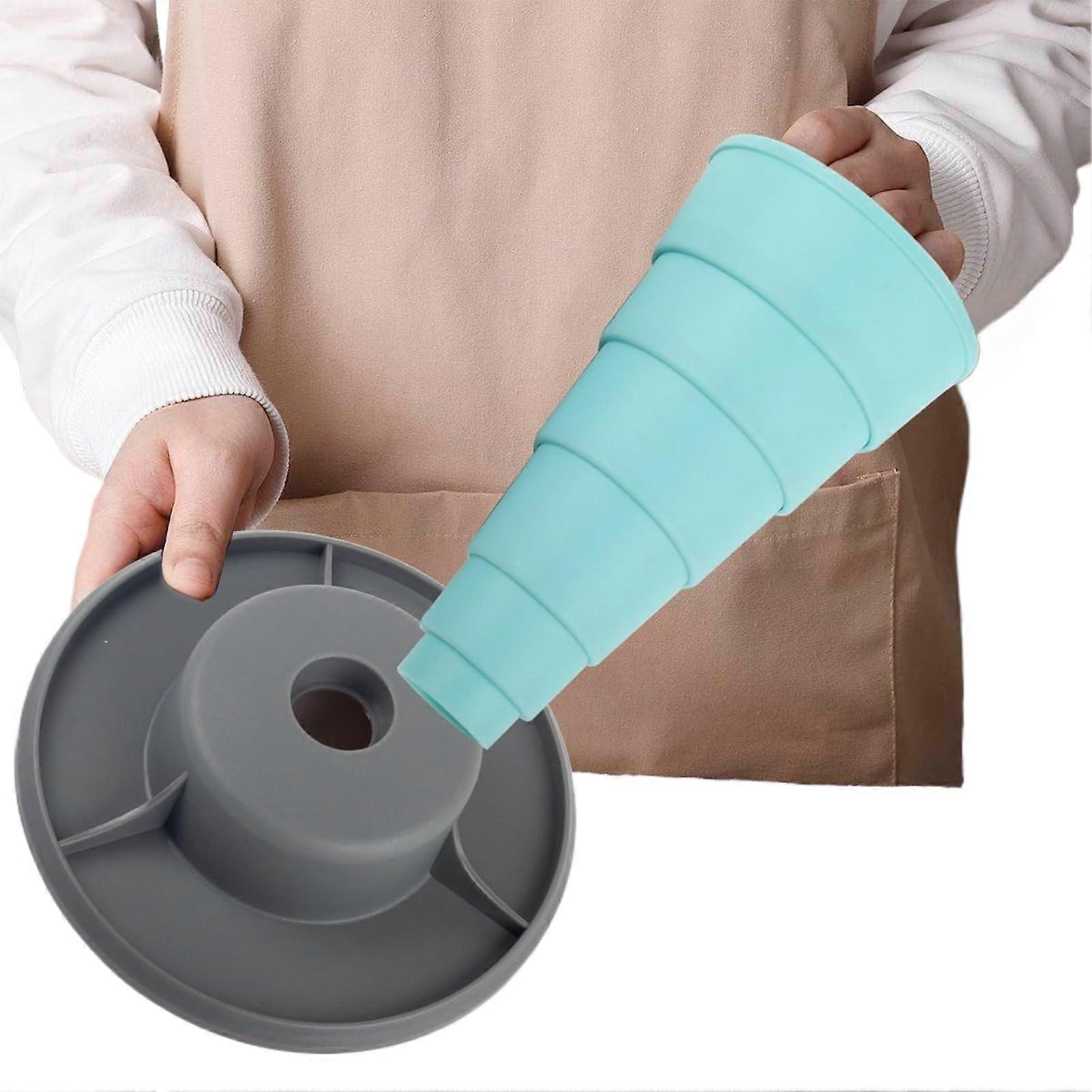 Icing Bag Stand for Filling and Decoration Pastry Bag Rack Cream Color High Temperature Resistant Nozzles Organizer