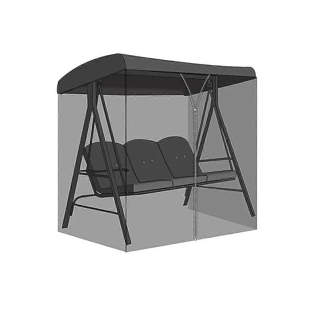 Insect Screen for Courtyard Patio Mosquito Net Outdoor Swing Net with V6P3 Mesh Opening Net Zipper 205 X 125 X 200 Cm One Size