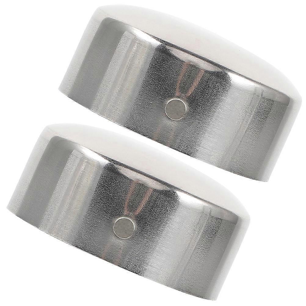 Handrail End Caps 2pcs Durable Sealing Covers for Stair Handrails Polished Plugs for Protection and Enhanced Staircase Finish