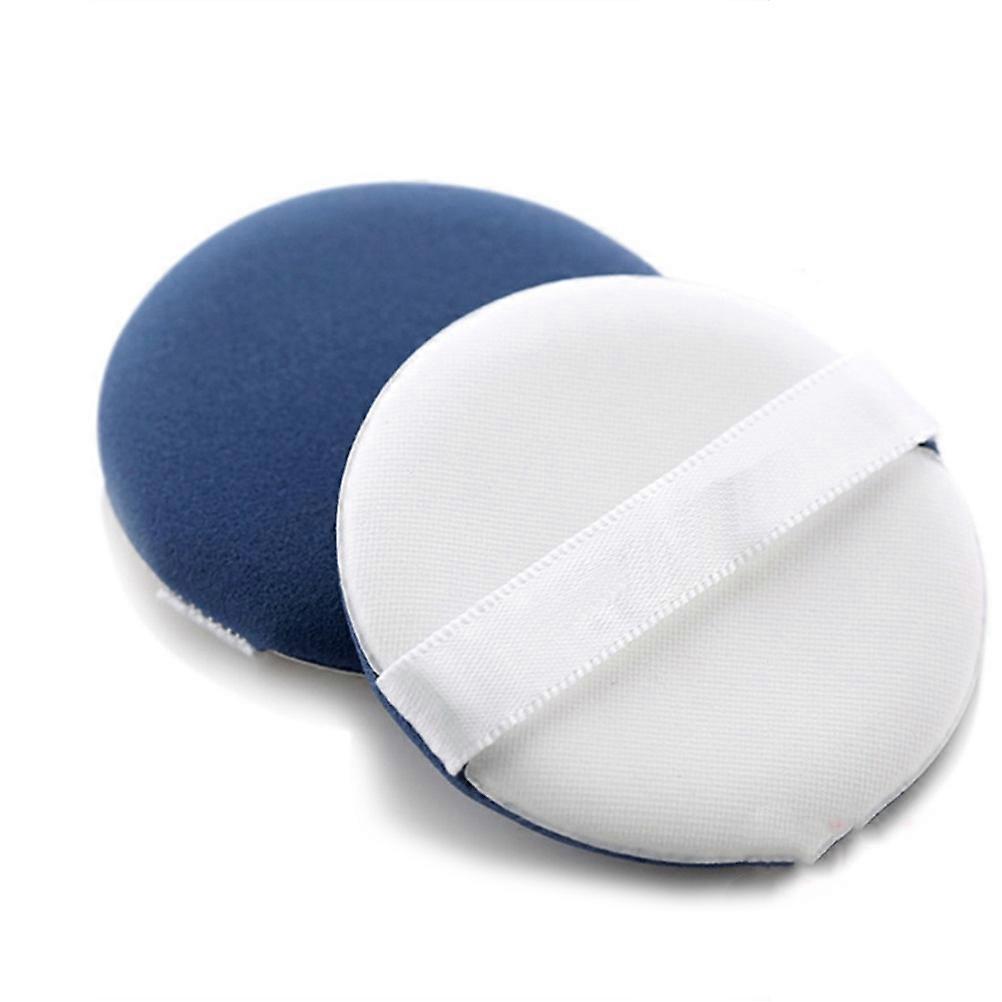 Durable Blue PU Facial Powder Puff Applicator for Foundation & Blush – Soft, Non Latex Cushion Puff for All Skin Types, Easy to Clean