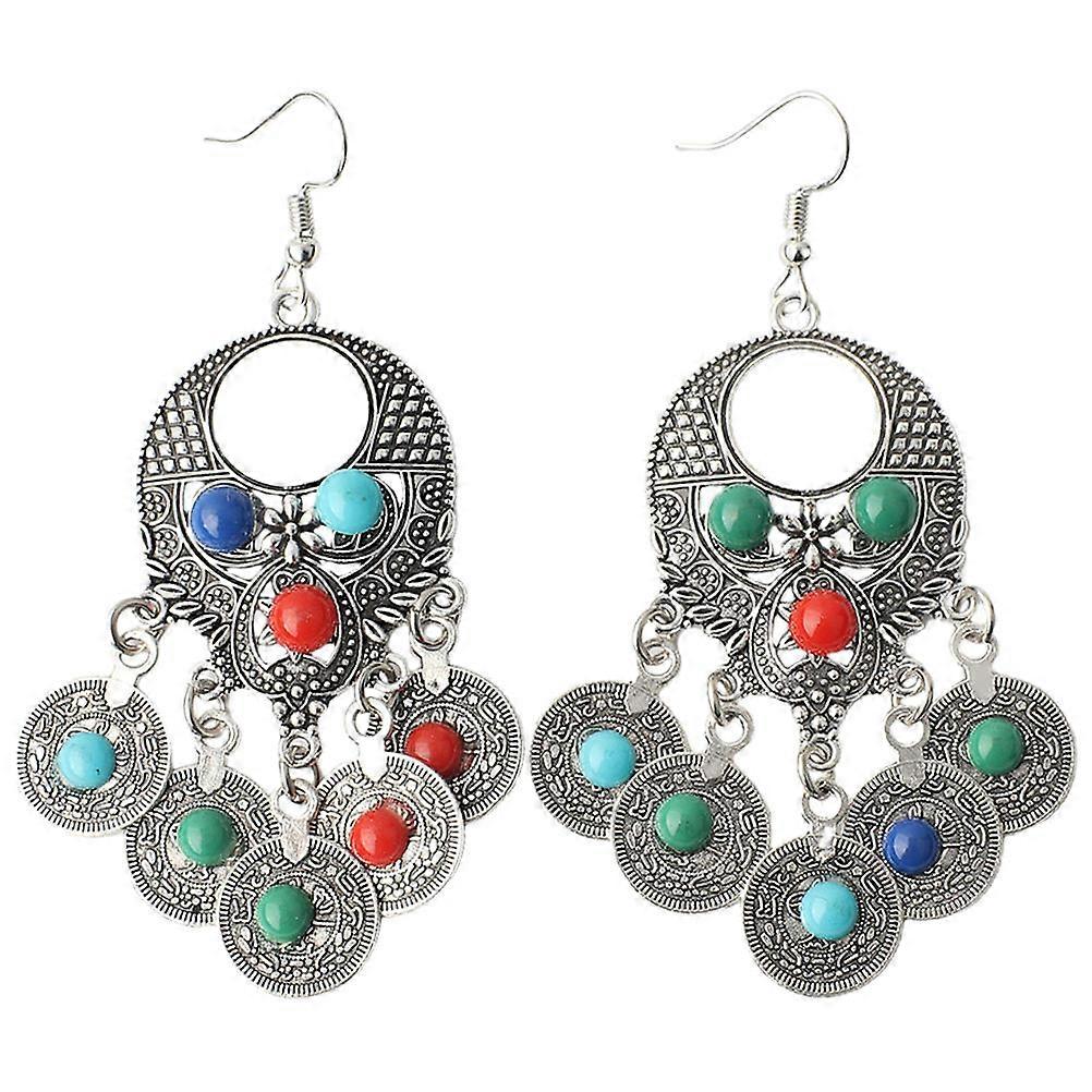 Bohemian Ethnic Drop Earrings for Women – Lightweight Hook Dangle Jewelry for Weddings, Birthdays, and Special Occasions