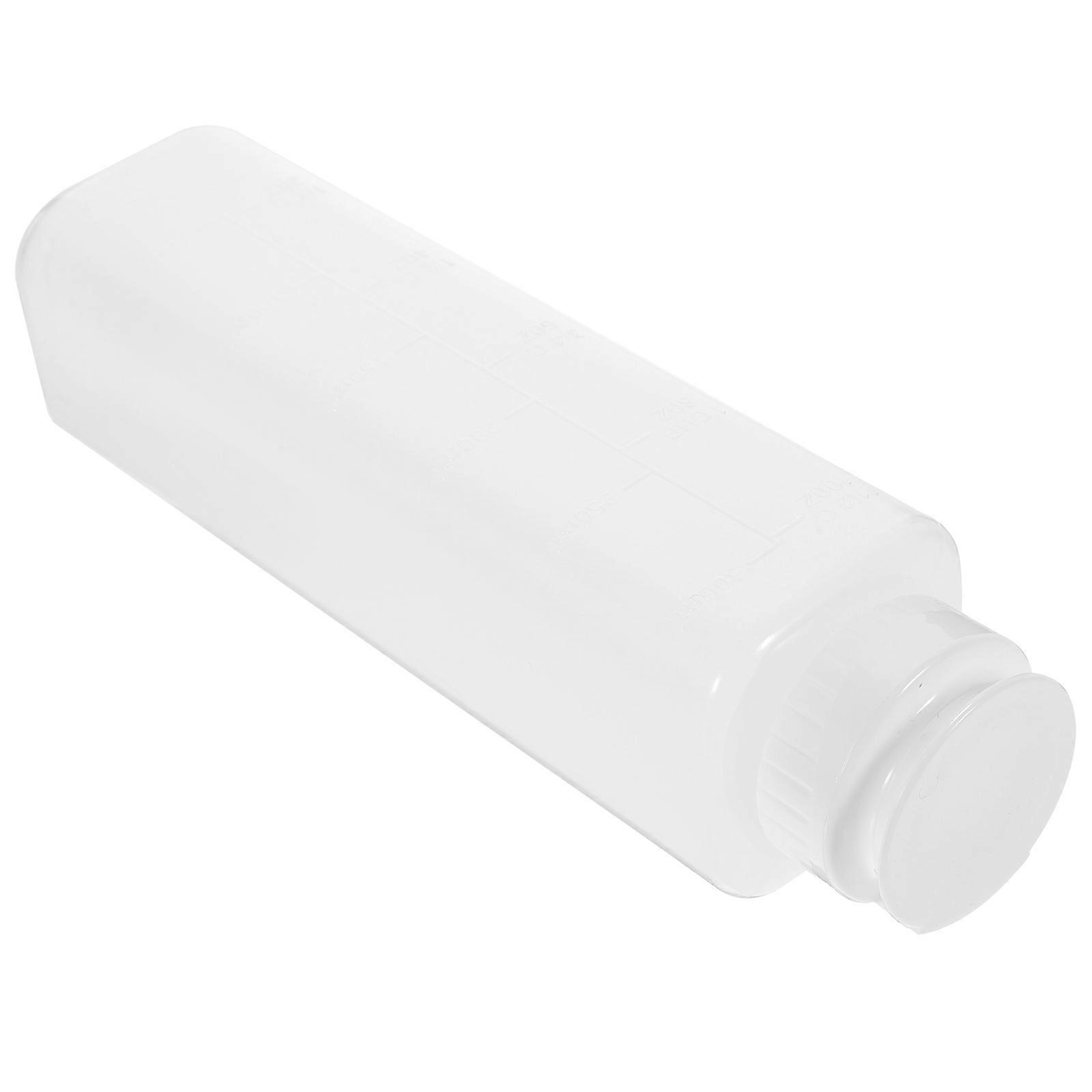 Dressing Squeeze Bottle Oval Shape Leakproof Condiment Container 18.40X5.00X5.00Cm 1Pack