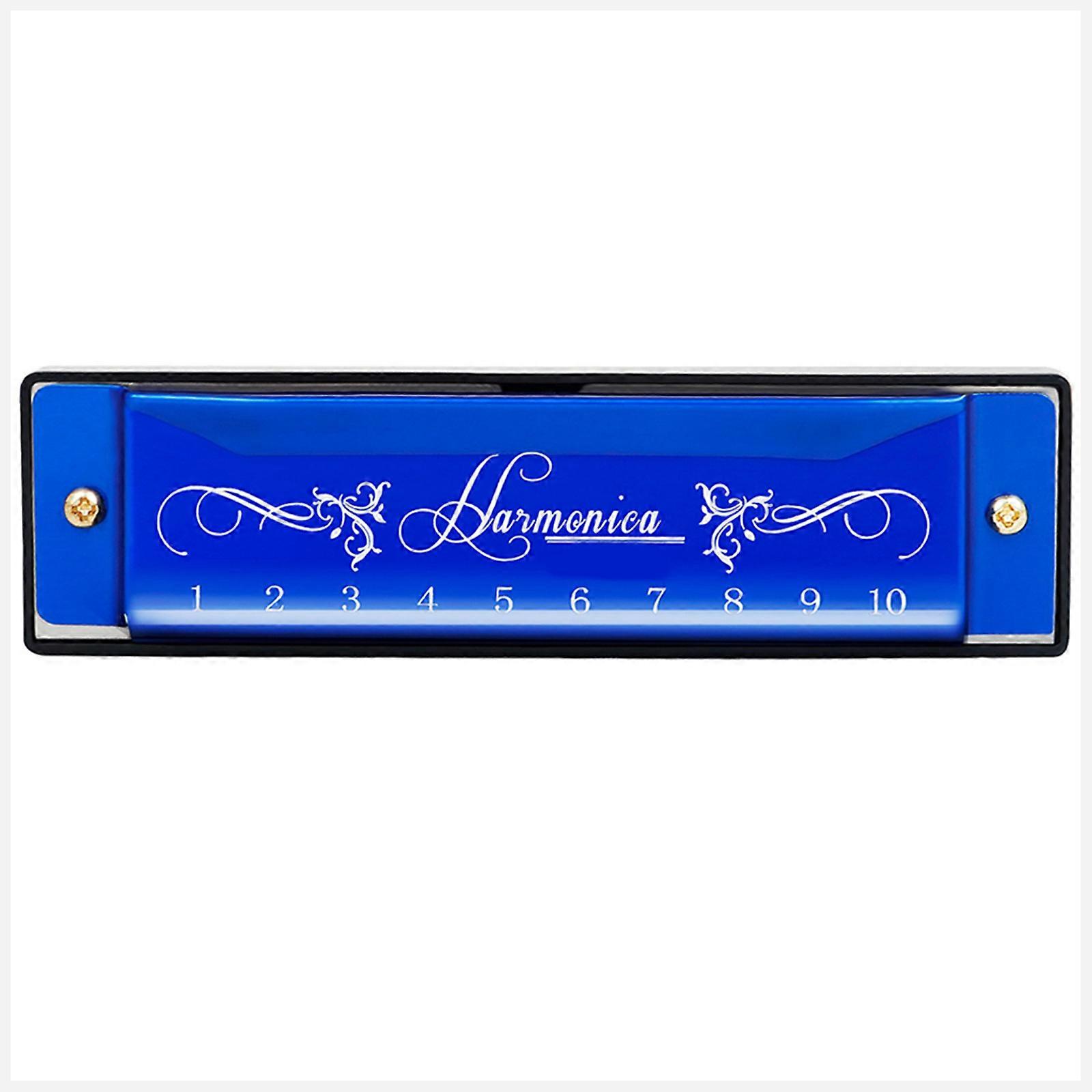10 Hole Beginner Harmonica in Key of C, Durable Material for Students Learning and Enjoying Music