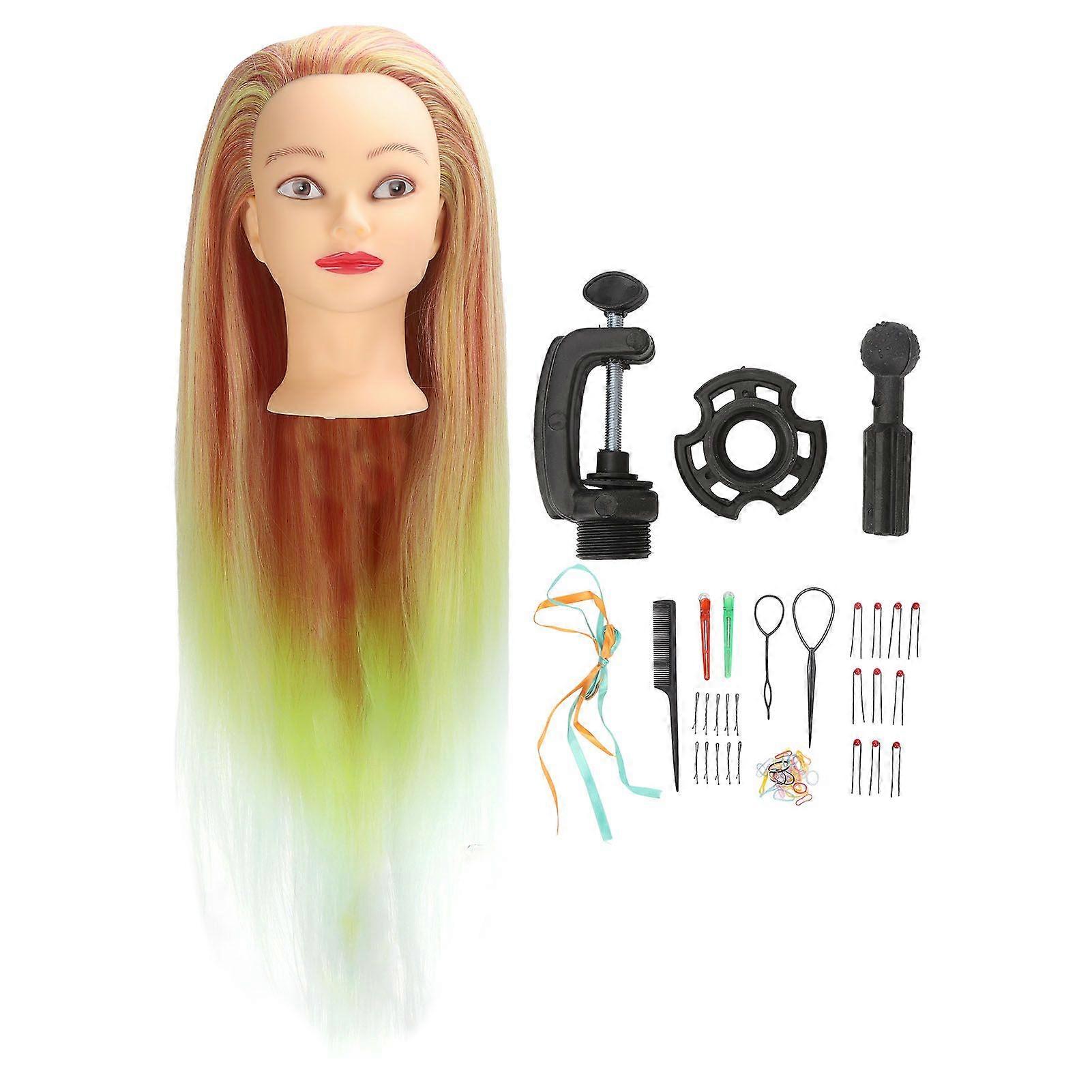 2025 Latest Model Mannequin Head High Temperature Synthetic Hair Lightweight P...