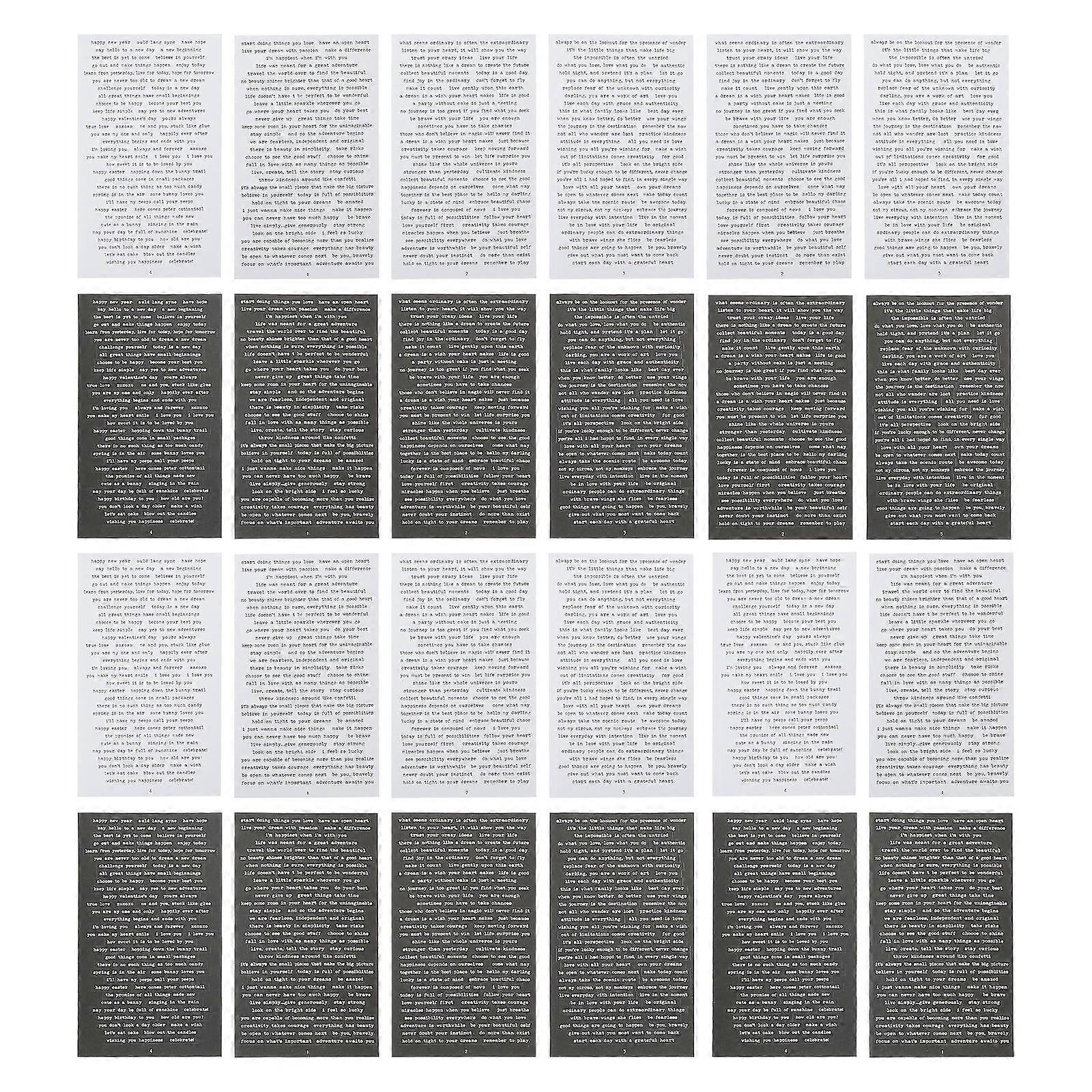 Crafting Stickers Scrapbooking Diy Activities Craft Projects Assorted Color 19.5X11cm Paper Notebook Decoration 24 Sheets