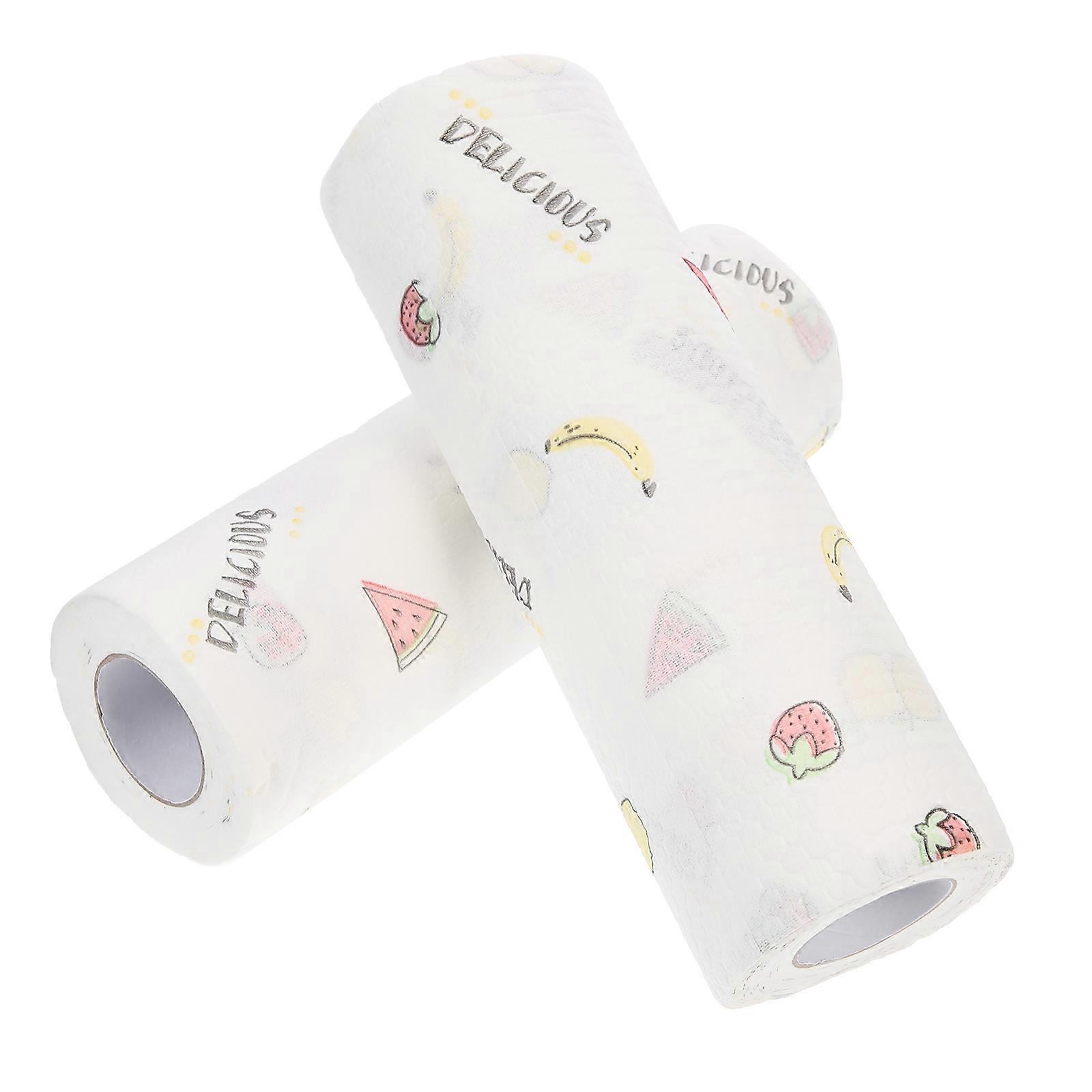 Lazy Disposable Rags Cartoon Washable Disposable Lazy Rag Reusable Cleaning Cloths Kitchen Towel Reusable 24 00x7 50x7 50cm