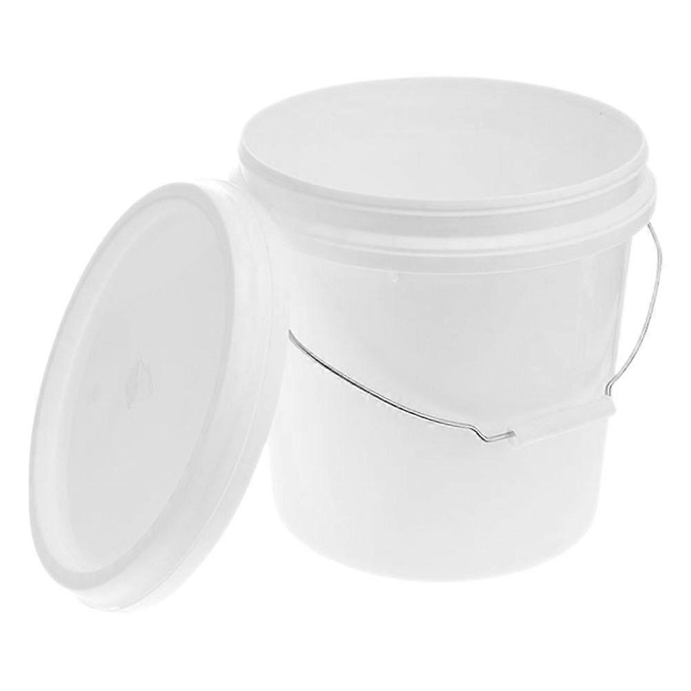 Storage Bucket With Lid Round Bucket For Chemical Storage Areas 10L Plastic 1Pack