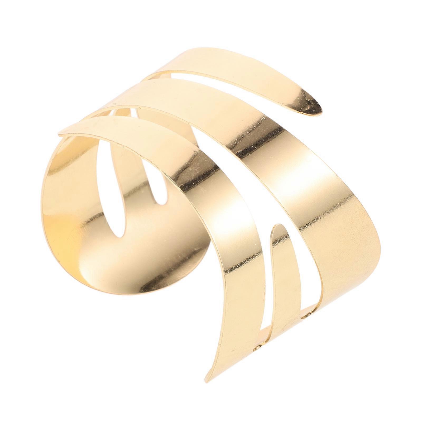 Geometric Hollow Cuff Bangle for Women – Stylish Wrist Accessory for Everyday Wear and Individual Expression