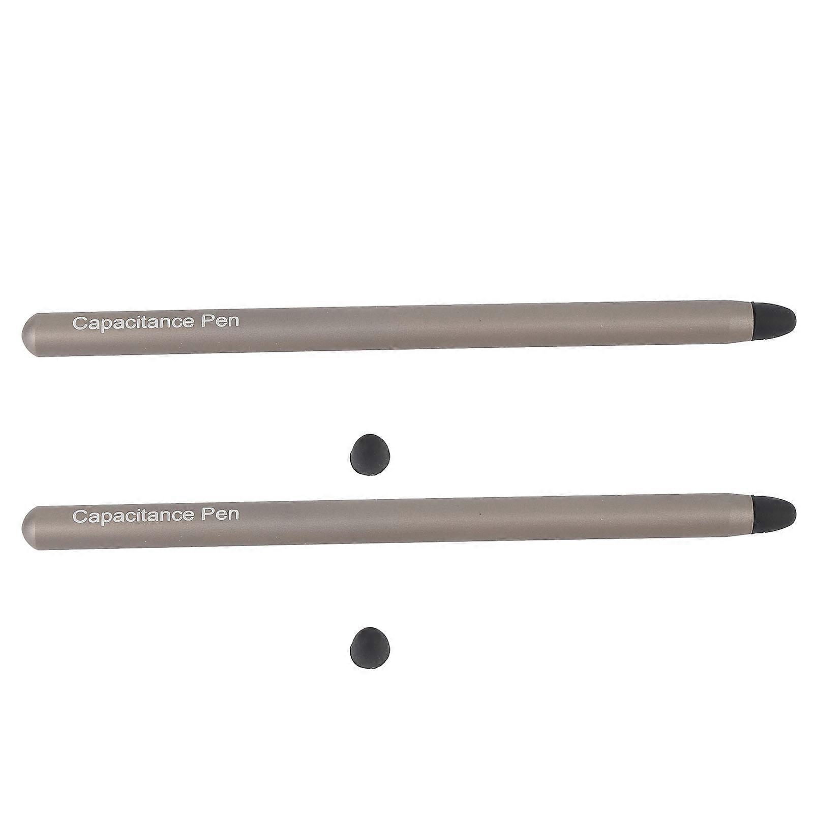 2 Pack Aluminum Alloy Stylus Pen Replacement for Fire Max 11 HD 10 Tablet Touch Pen for Galaxy Tab A9 A8 A7 A7 Lite Gray