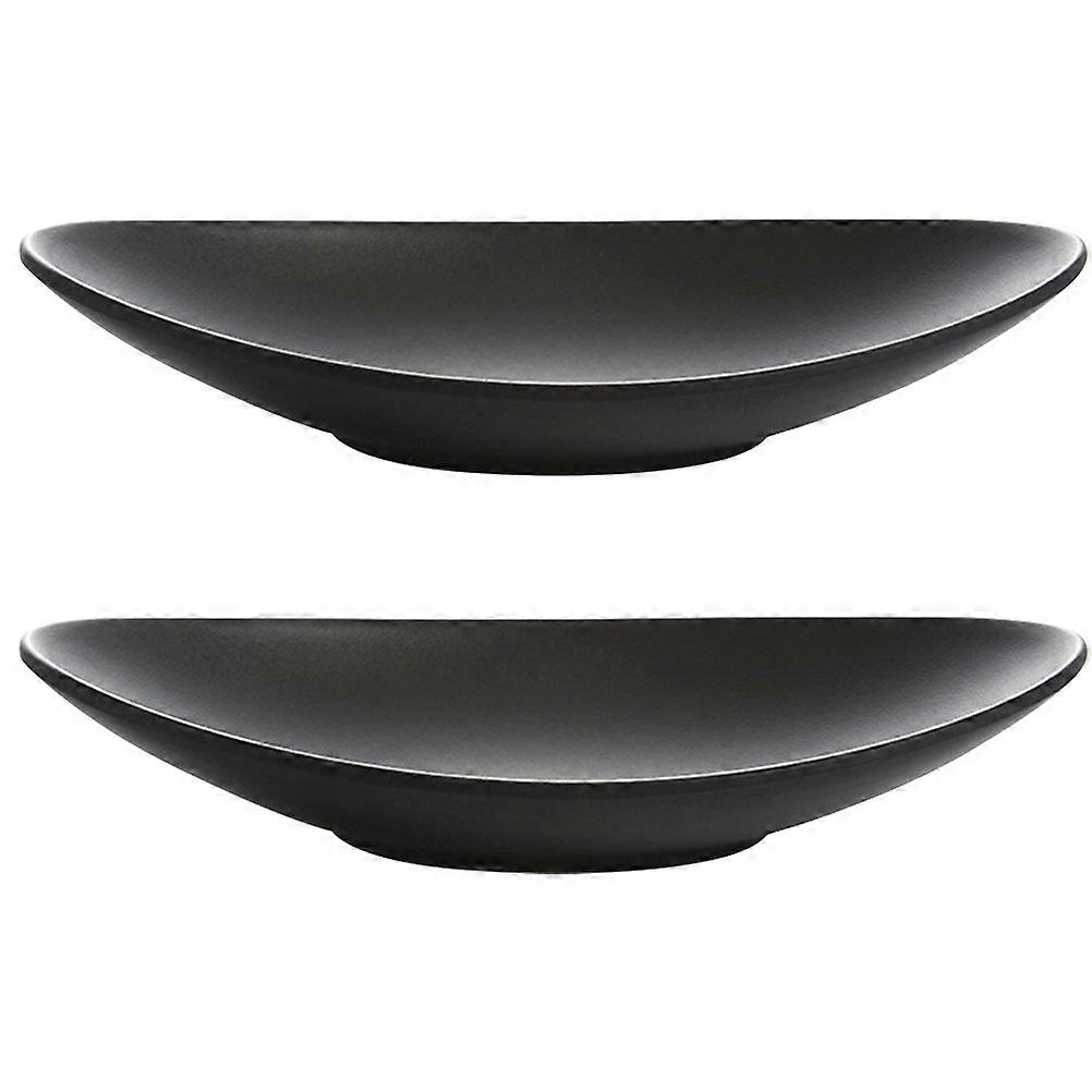 Food Plate Sushi Serving Plates Parties Rectangular 2Pcs