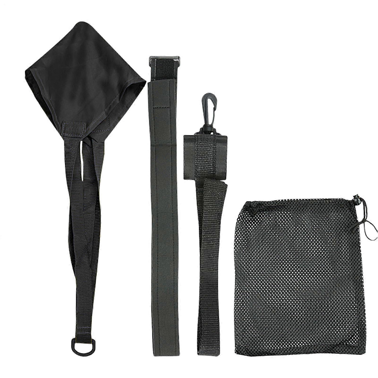 Stationary Swimming Training Trainer Set with Adjustable Waist Harness, Resistance Swim Belt, and Tether System for Pools