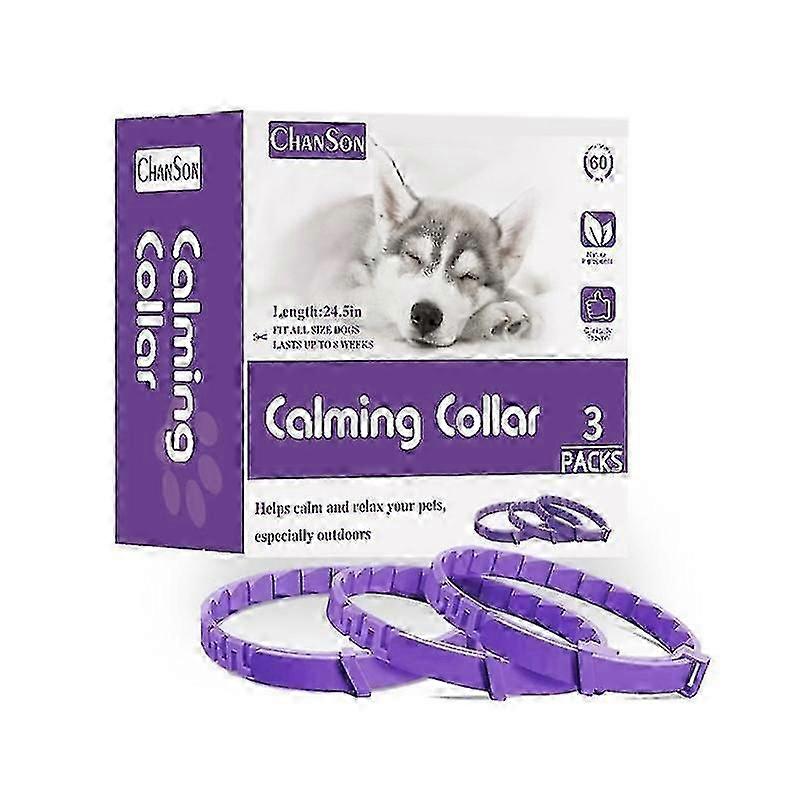 3Pack Cats Pheromone Appeasing Collars with 60-day Long Lasting Calming Collar