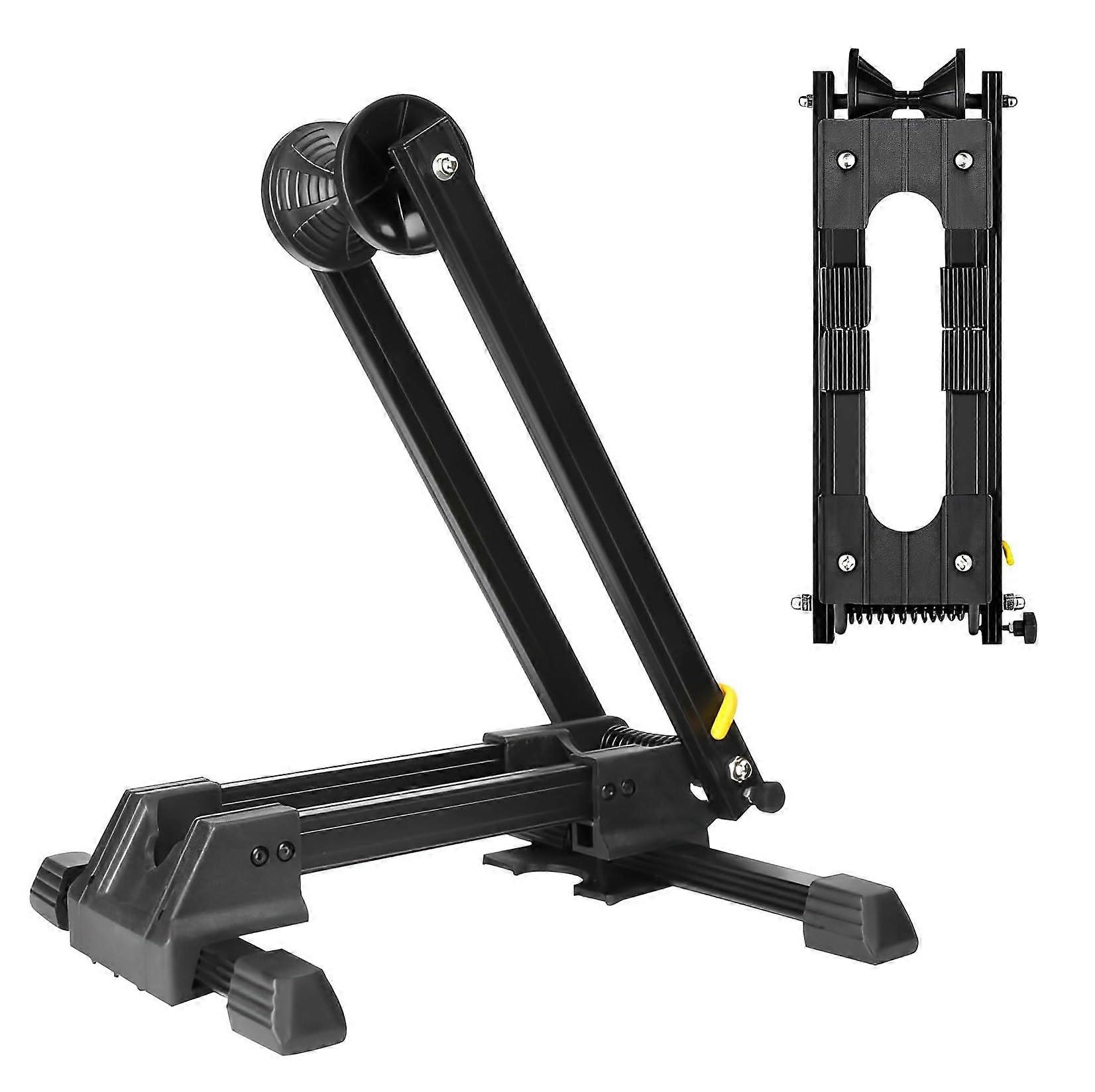 Bicycle Stand Aluminium Foldable Rear Wheel Stand Bicycle Holder Home or Bicycle Shop Bicycle Display Stand for Mountain and Road Bikes