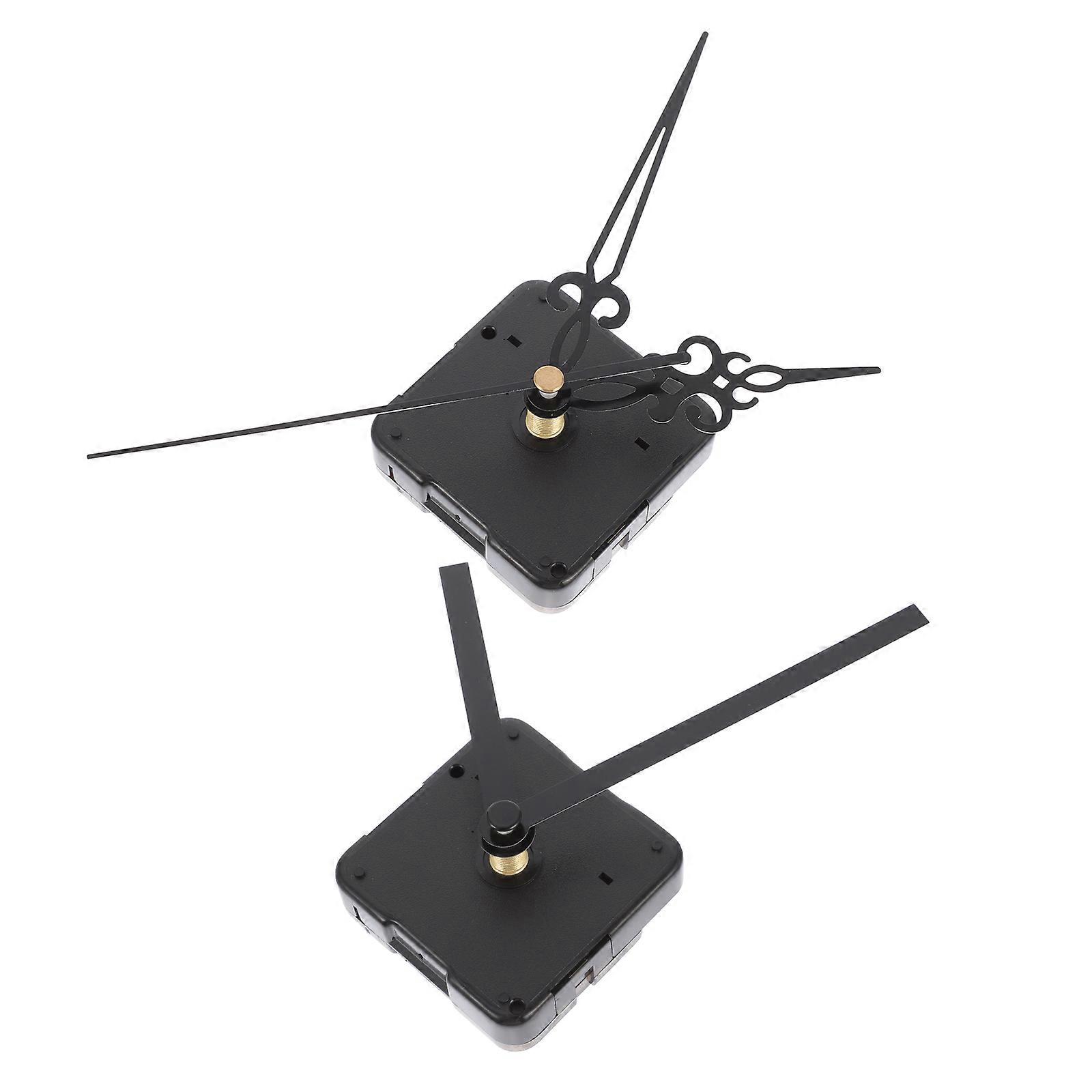 Clock Supplies High Torque Long Shaft Clock Movement For Hobbyists Precise Timekeeping 2 Sets