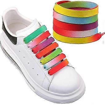 2 paar veters voor sportschoenen, Lacet Arc-en-Ciel-kleuren duurzaam de vervanging van 12 mm-M