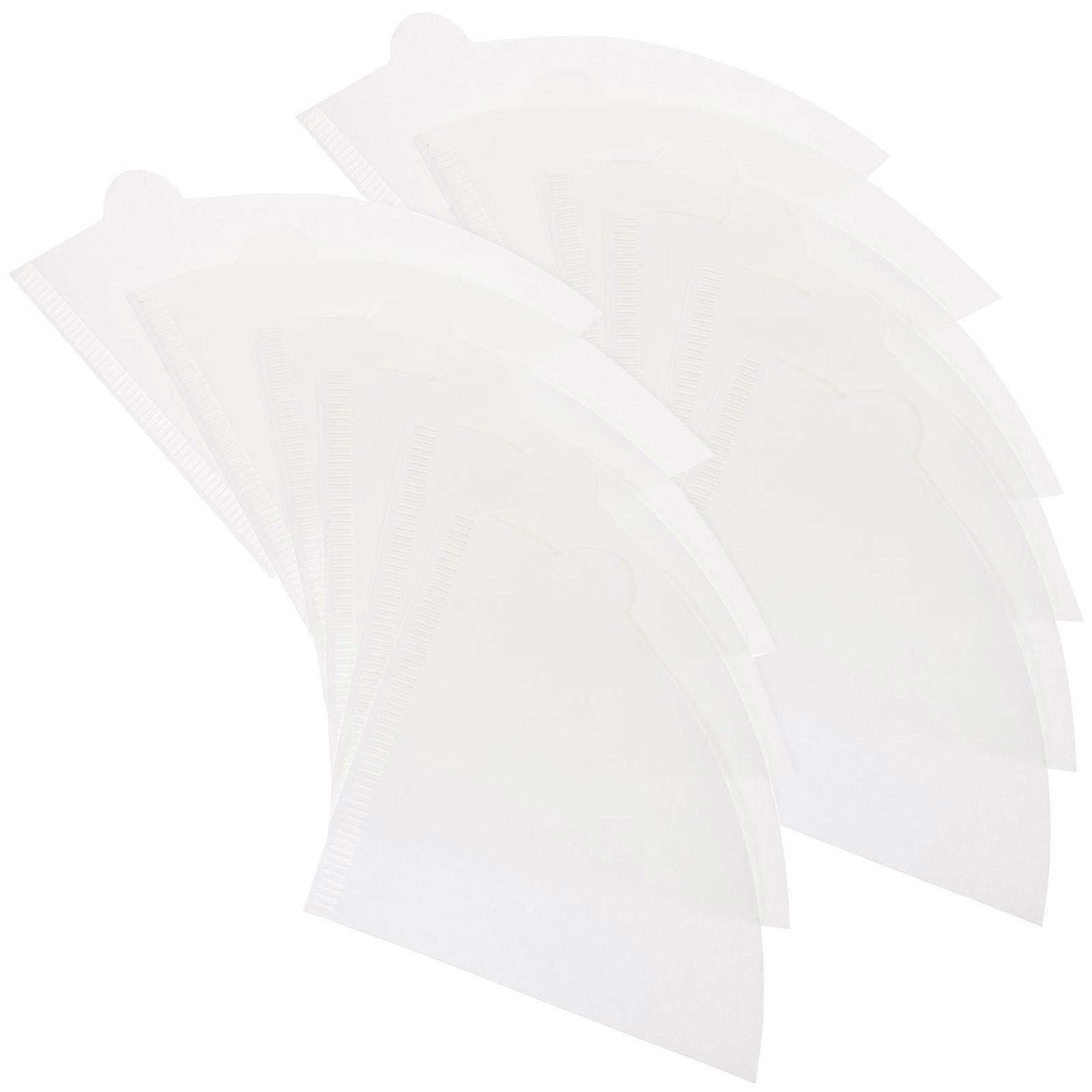 Cone Filter for Coffee Maker Enhance Flavor Storage Holder 12.5X8CM White 100Pcs