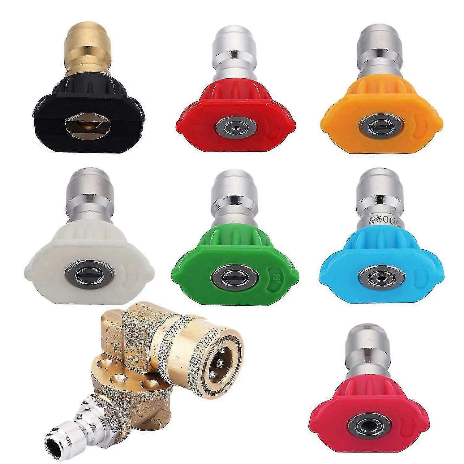 2025 Latest Model Pressure Washer Accessories Kit, 180 Degree Quick Connecting