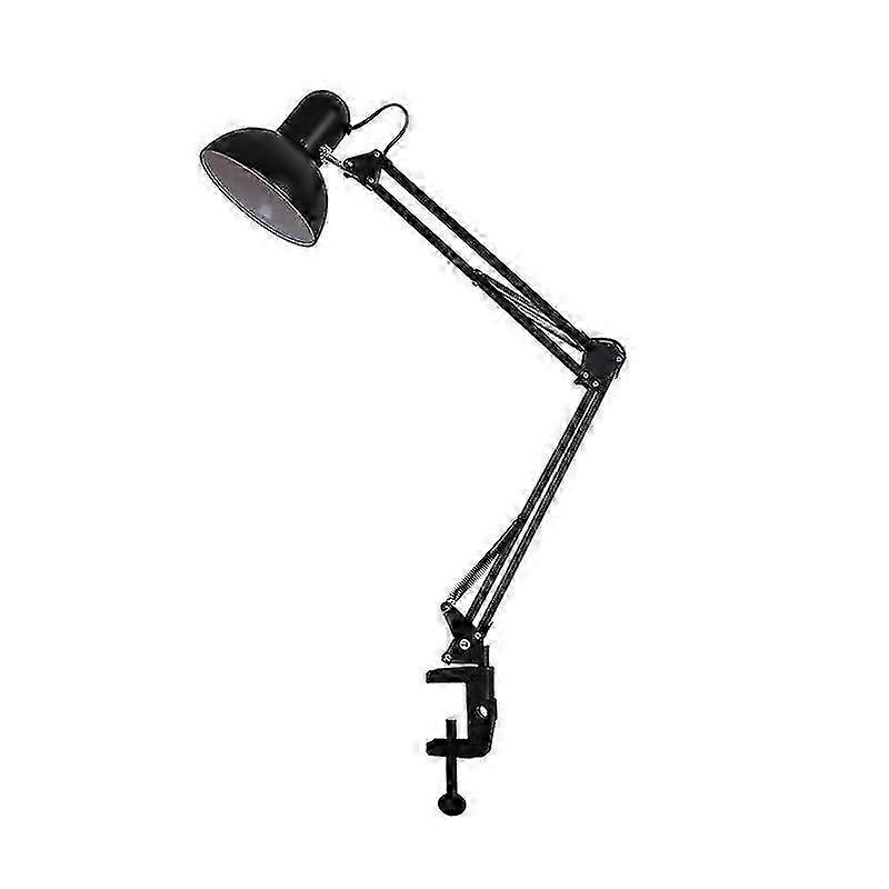 Adjustable LED Desk Lamp with Foldable Long Arm and Clip Mount for Study Craft