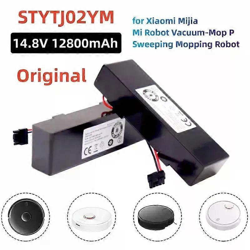 con 18650 4S1P 14.8V 12800mAh Sweeper Battery for Xiaomi Mijia Mi Robot Vacuum-Mop P Sweeping Mopping Robot STYTJ02YM Li-ion Battery