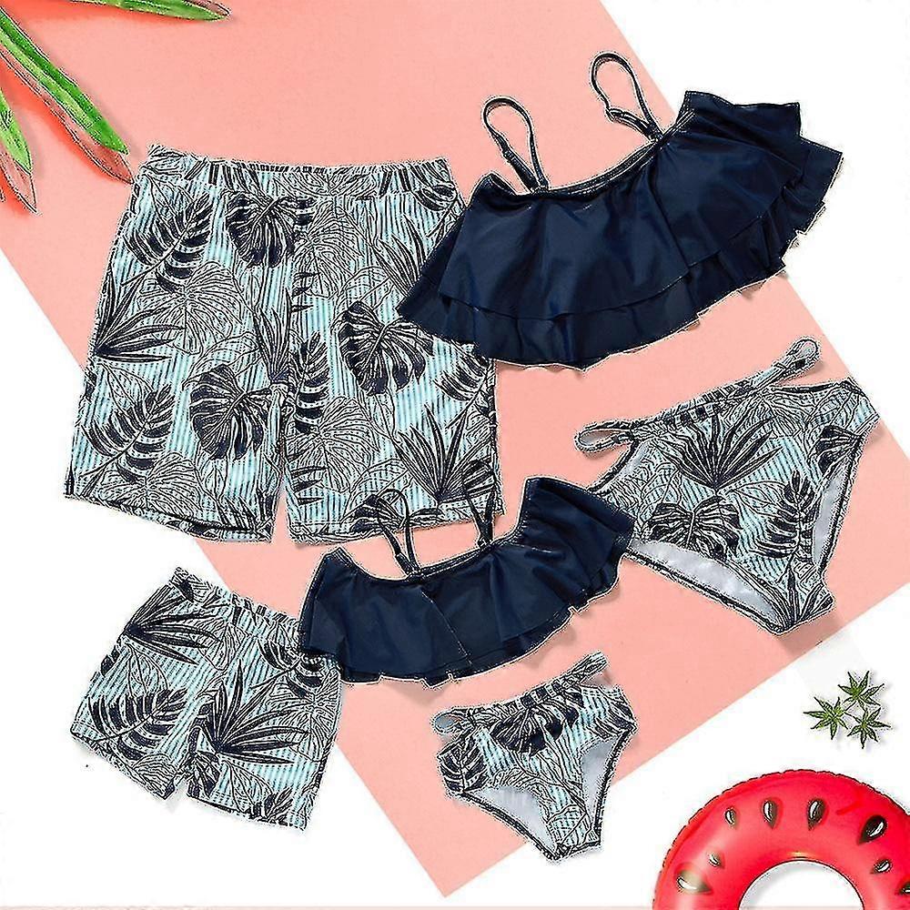 Family Bikini Swimsuits Set for Beach